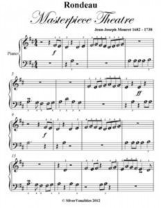 Baixar Rondeau masterpiece theatre beginner piano sheet pdf, epub, eBook