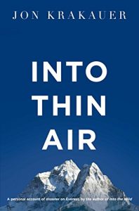 Baixar Into Thin Air: A personal account of the Everest disaster (English Edition) pdf, epub, eBook