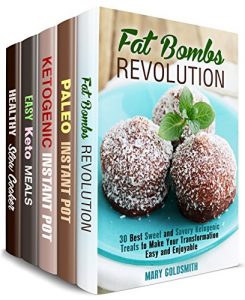 Baixar Keto and Paleo Box Set (5 in 1) : Fat Bombs, Paleo, Ketogenic Instant Pot, Easy Keto Meals and Paleo Slow Cooker Recipes (Weight Loss Diets) (English Edition) pdf, epub, eBook