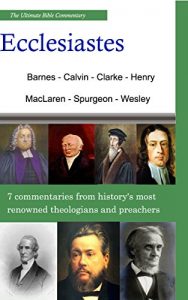 Baixar The Ultimate Commentary On Ecclesiastes: A Collective Wisdom On The Bible (English Edition) pdf, epub, eBook