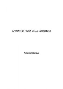 Baixar Appunti di fisica delle esplosioni pdf, epub, eBook