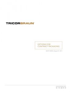 Baixar Options For Contract Packaging  (TricorBraun White Papers) (English Edition) pdf, epub, eBook