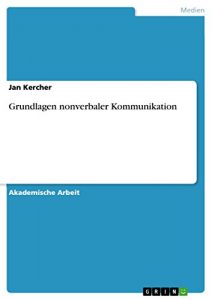 Baixar Grundlagen nonverbaler Kommunikation pdf, epub, eBook