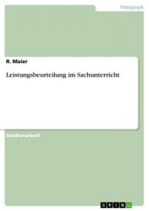 Baixar Leistungsbeurteilung im Sachunterricht pdf, epub, eBook