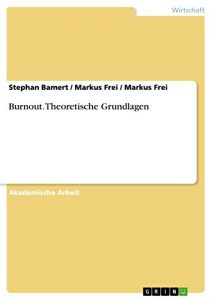 Baixar Burnout. Theoretische Grundlagen pdf, epub, eBook