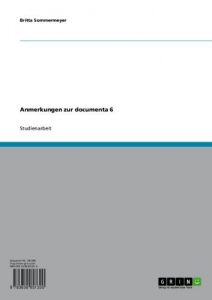 Baixar Anmerkungen zur documenta 6 pdf, epub, eBook