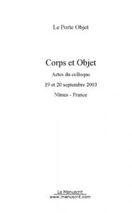 Baixar Corps et Objet (ESSAI ET DOC) pdf, epub, eBook
