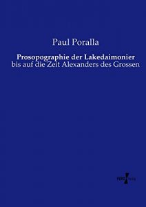Baixar Prosopographie der Lakedaimonier (German Edition) pdf, epub, eBook