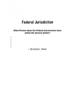 Baixar Federal Jurisdiction: What Powers does the Federal Government have within the Several States? (English Edition) pdf, epub, eBook