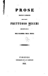 Baixar Prose edite e inedite dell’abate Fruttuoso Becchi (Italian Edition) pdf, epub, eBook