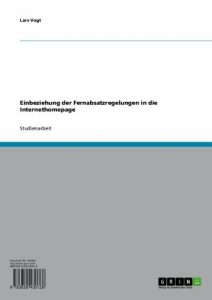 Baixar Einbeziehung der Fernabsatzregelungen in die Internethomepage pdf, epub, eBook