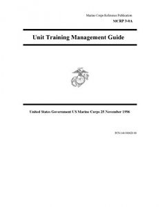 Baixar Marine Corps Reference Publication MCRP 3-0A Unit Training Management Guide 25 November 1996 (English Edition) pdf, epub, eBook