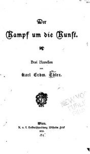 Baixar Der Kampf um die Kunst, Drei Novellen (German Edition) pdf, epub, eBook