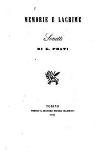Baixar Memorie e lacrime, sonetti (Italian Edition) pdf, epub, eBook