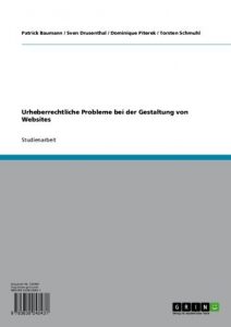 Baixar Urheberrechtliche Probleme bei der Gestaltung von Websites pdf, epub, eBook