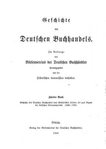 Baixar Geschichte des deutschen buchhandels (German Edition) pdf, epub, eBook