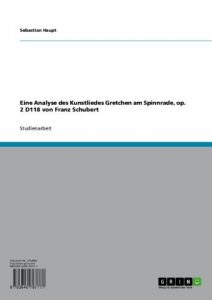 Baixar Eine Analyse des Kunstliedes Gretchen am Spinnrade, op. 2 D118 von Franz Schubert pdf, epub, eBook