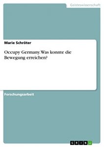 Baixar Occupy Germany. Was konnte die Bewegung erreichen? pdf, epub, eBook
