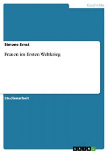 Baixar Frauen im Ersten Weltkrieg pdf, epub, eBook