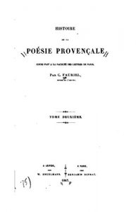 Baixar Histoire de la poésie Provençale (French Edition) pdf, epub, eBook