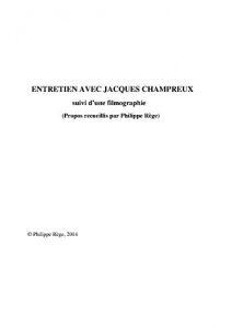 Baixar Entretien avec Jacques Champreux (French Edition) pdf, epub, eBook