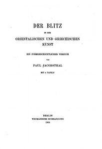 Baixar Der Blitz in der Orientalischen und Griechischen Kunst (German Edition) pdf, epub, eBook