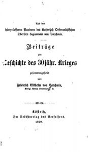 Baixar Beiträge zur Geschichte des 30-jähr, Drieges (German Edition) pdf, epub, eBook
