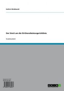 Baixar Der Streit um die EU-Dienstleistungsrichtlinie pdf, epub, eBook