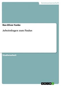 Baixar Arbeitsfragen zum Paulus pdf, epub, eBook