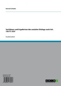 Baixar Verfahren und Ergebnisse des sozialen Dialogs nach Art. 136 ff. EGV pdf, epub, eBook