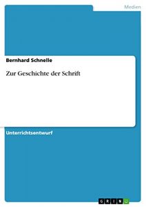 Baixar Zur Geschichte der Schrift pdf, epub, eBook