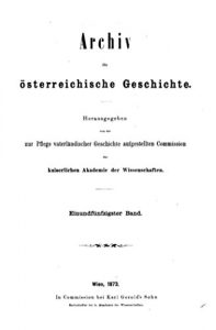 Baixar Archiv für österreichische geschichte (German Edition) pdf, epub, eBook