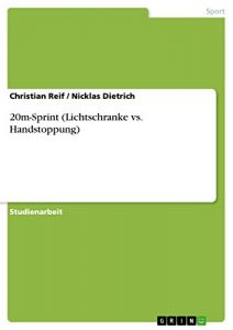 Baixar 20m-Sprint (Lichtschranke vs. Handstoppung) pdf, epub, eBook