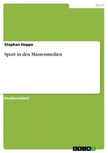Baixar Sport in den Massenmedien pdf, epub, eBook