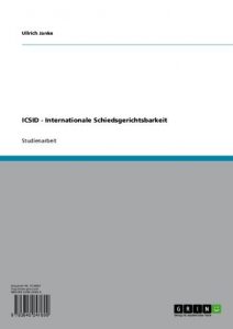 Baixar ICSID – Internationale Schiedsgerichtsbarkeit pdf, epub, eBook