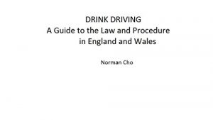 Baixar Drink Driving: A guide to the Law and Procedure in England and Wales: A layman’s guide on how to navigate the process if you or someone you know has been … with excess alcohol. (English Edition) pdf, epub, eBook