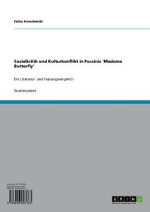 Baixar Sozialkritik und Kulturkonflikt in Puccinis ‘Madama Butterfly’: Ein Literatur- und Fassungsvergleich pdf, epub, eBook