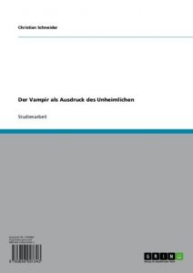 Baixar Der Vampir als Ausdruck des Unheimlichen pdf, epub, eBook