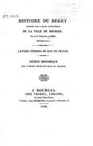 Baixar Histoire du Berry abrégée dans l’éloge panégyrique de la ville de Bourges (French Edition) pdf, epub, eBook