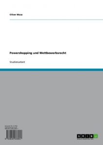 Baixar Powershopping und Wettbewerbsrecht pdf, epub, eBook