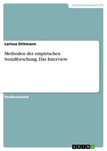 Baixar Methoden der empirischen Sozialforschung. Das Interview pdf, epub, eBook