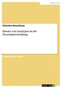 Baixar Einsatz von Lerntypen in der Personalentwicklung pdf, epub, eBook