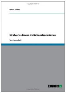 Baixar Strafverteidigung im Nationalsozialismus pdf, epub, eBook