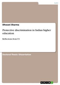 Baixar Protective discrimination in Indian higher education: Reflections from US pdf, epub, eBook