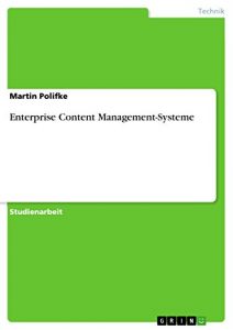 Baixar Enterprise Content Management-Systeme pdf, epub, eBook