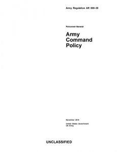 Baixar Army Regulation AR 600-20 Army Command Policy November 2014 (English Edition) pdf, epub, eBook