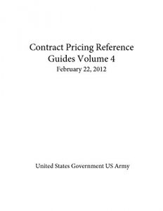 Baixar Contract Pricing Reference Guides Volume 4 February 22, 2012 (English Edition) pdf, epub, eBook