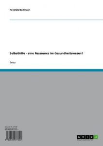 Baixar Selbsthilfe – eine Ressource im Gesundheitswesen? pdf, epub, eBook