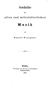 Baixar Geschichte der alten und mittelalterlichen Musik (German Edition) pdf, epub, eBook