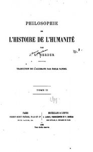 Baixar Philosophie de l’histoire de l’humanité (French Edition) pdf, epub, eBook